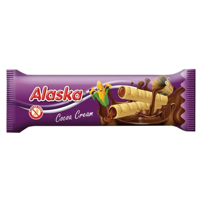 Alaska kukuřičné trubičky 18g kakao