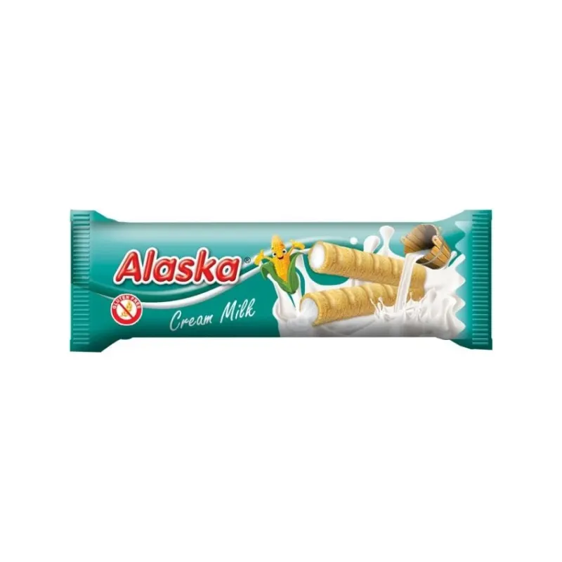 Alaska kukuřičné trubičky 18g mléčné