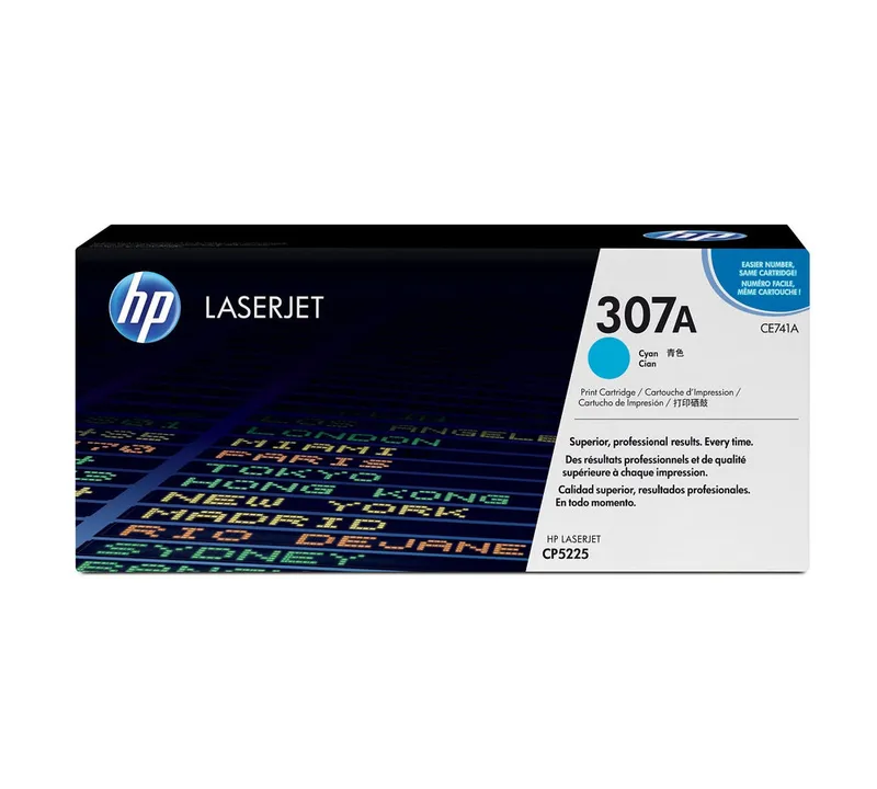 Toner HP CE741 Modrý original