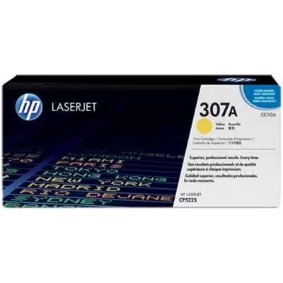 Toner HP CE742 Yellow original