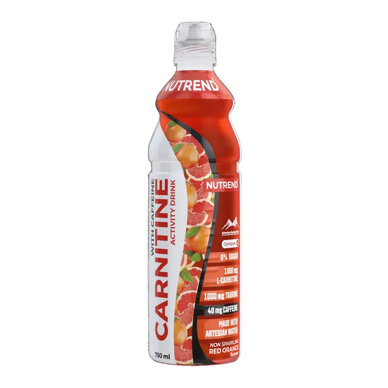 Carnitine Activity drink with Caffeine 0,75l Červený pomeranč
