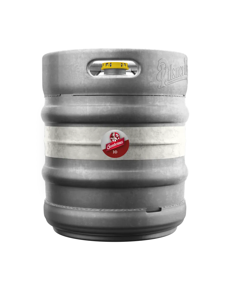 Gambrinus 10 Světlé výčepní nepasterizované pivo 30l KEG