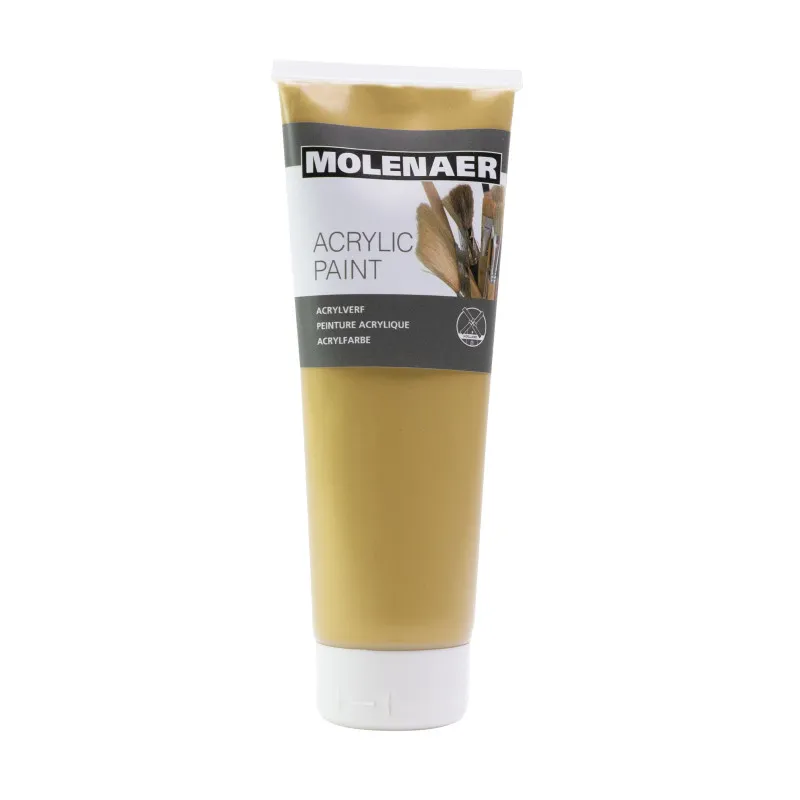 Akrylová barva Molenaer - 250 ml / zlatá