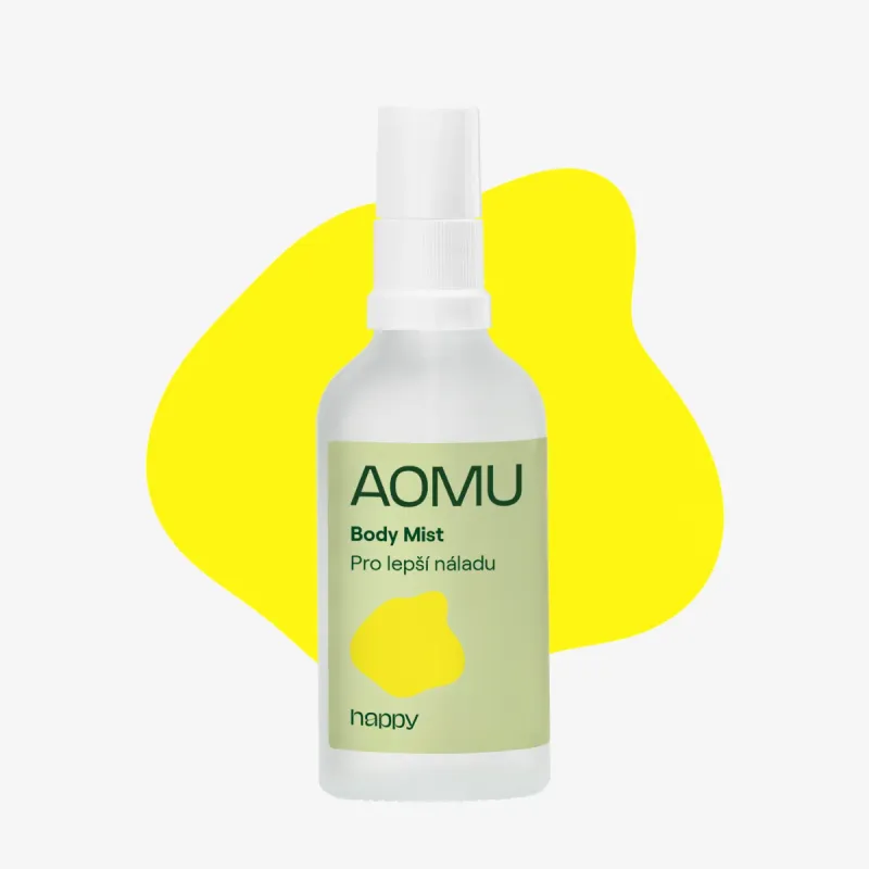 AOMU Body Mist Happy 10 ml - přírodní mlha pro lepší náladu
