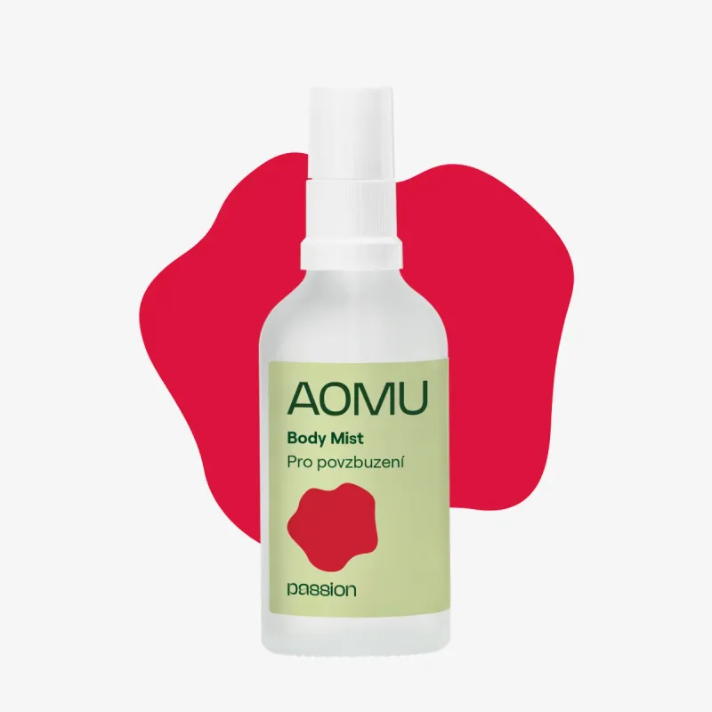 AOMU Body Mist Passion 10 ml - přírodní mlha pro povzbuzení a sebevědomí