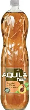 Aquila1,5l PET černý čaj s broskví