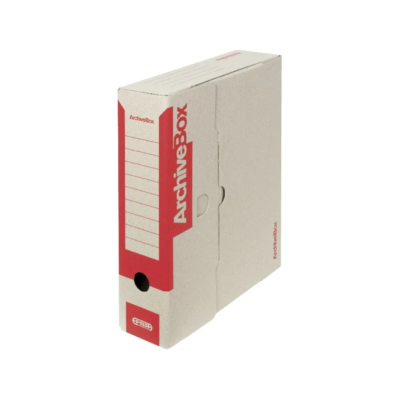 Archivní box Emba A4 hřbet 7,5 cm / červená