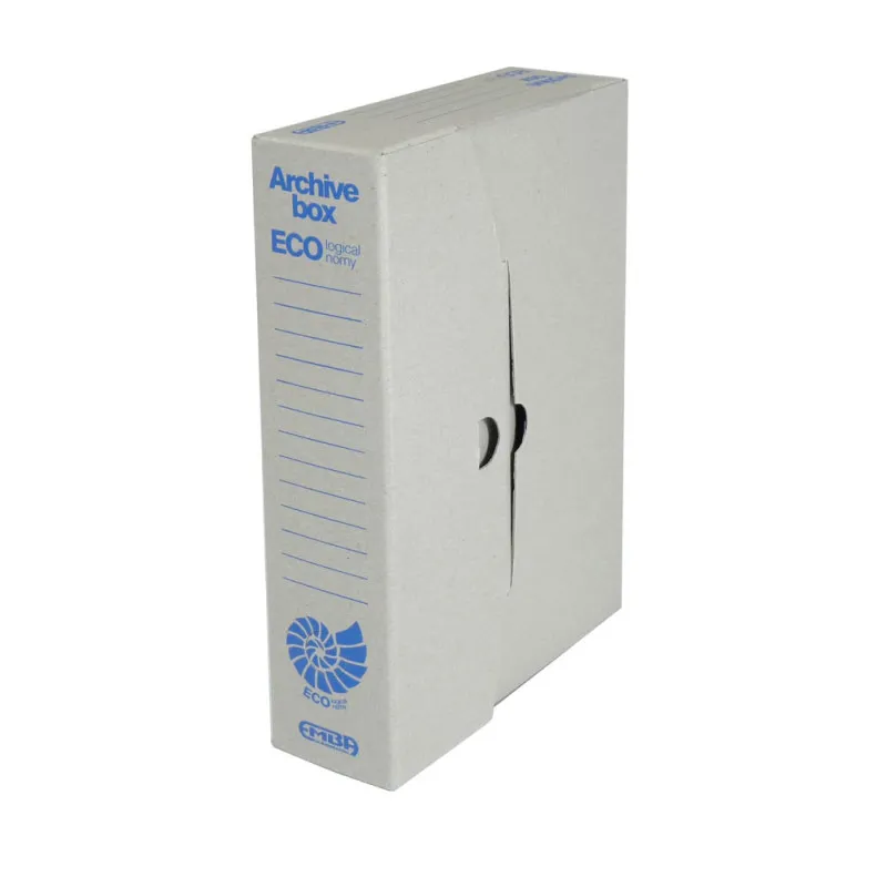 Archivní box Emba Economy / 32,5 x 24 x 7,5 cm / modrá