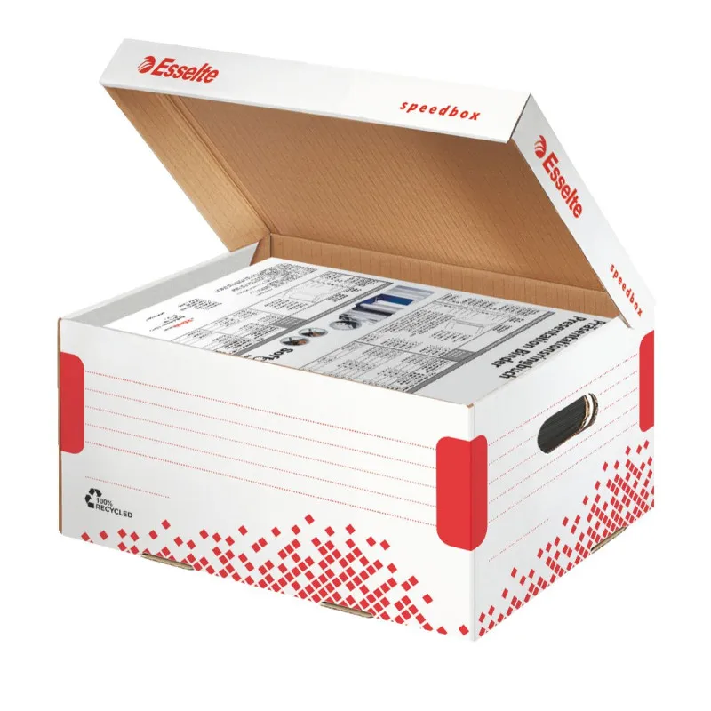 Archivní kontejner Speedbox - s víkem / bílá / 623911