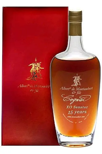 Armagnac A.Montaubert 15y dřevěná krabička  40%0.70l