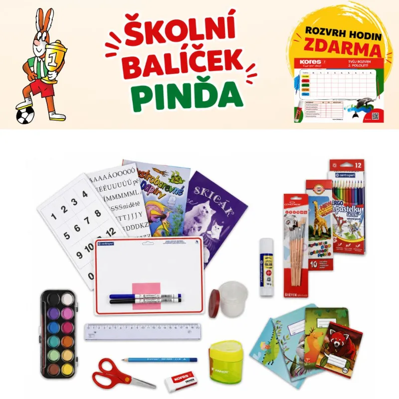 Balíček pro prvňáčky - Pinďa