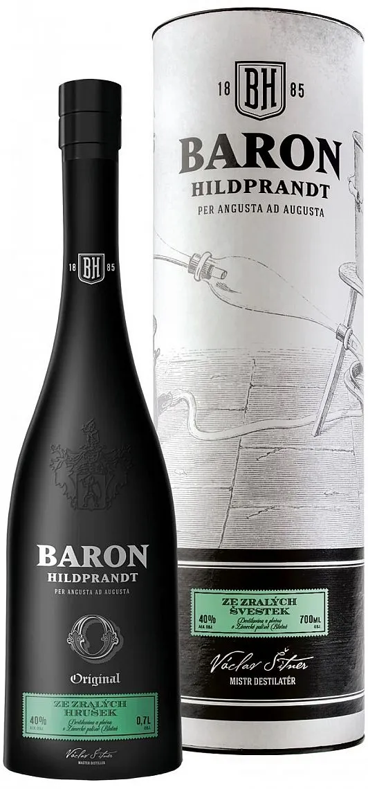 Baron Hildprandt ze zralých hrušek v tubě   40%0.70l