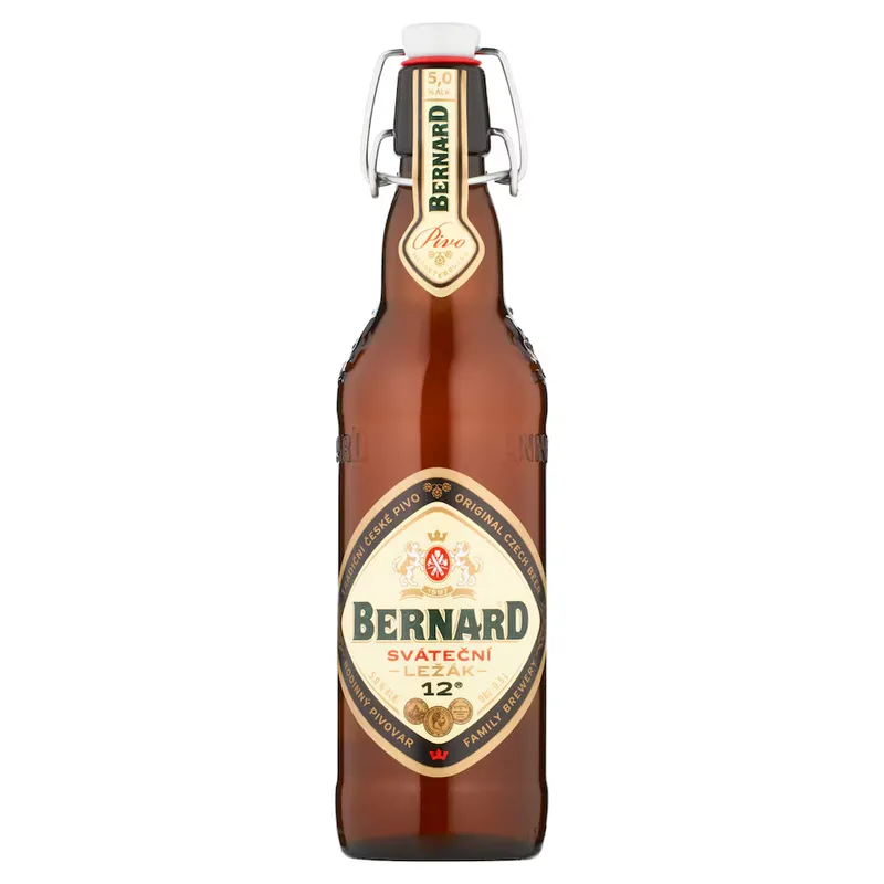 Bernard sváteční ležák světlý "12" 0,5l sklo