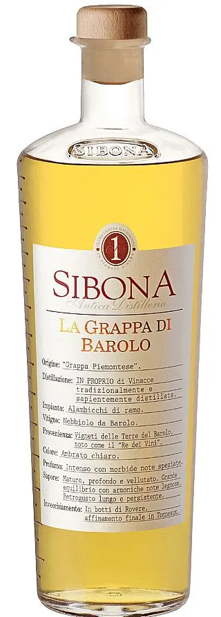 BIG Grappa Sibona di Barolo vyzrálá magnum 40%1.50l