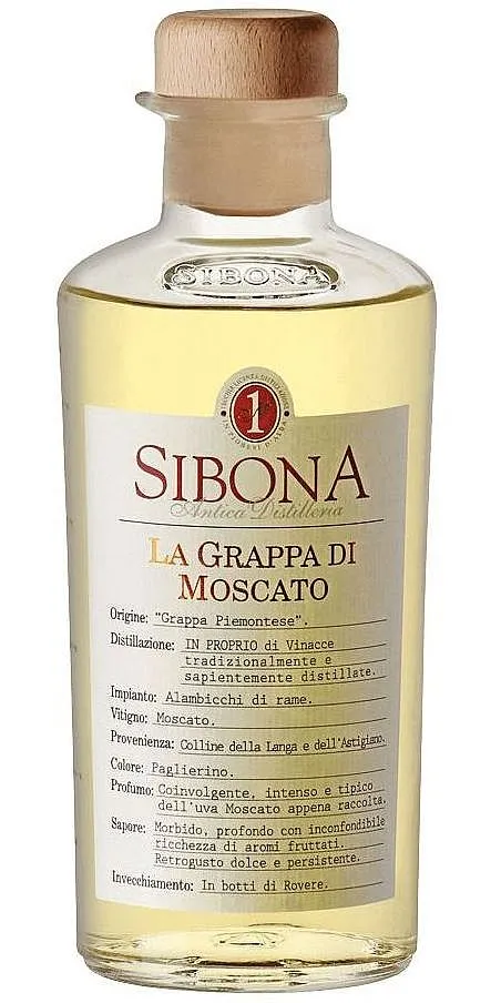 BIG Grappa Sibona di Moscato vyzrálá magnum 40%1.50l