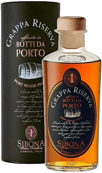 MAGNUM Grappa Sibona Riserva Porto v tubě 44%1.50l