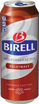 Birell polotmavý 0,5l plech