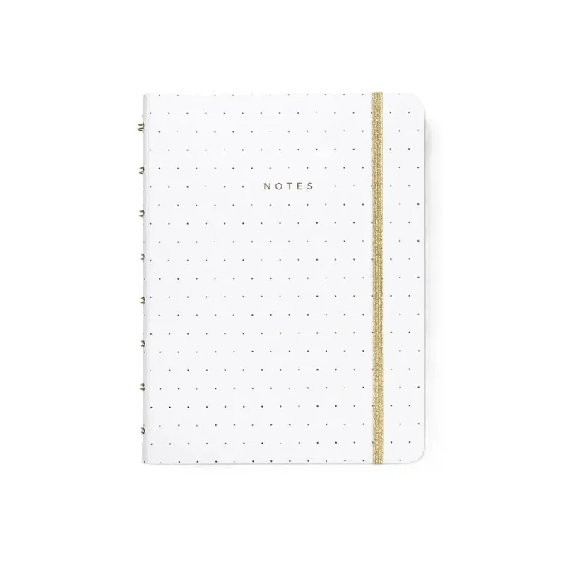 Blok Filofax Notebook Moonlight bílá - A5/56l
