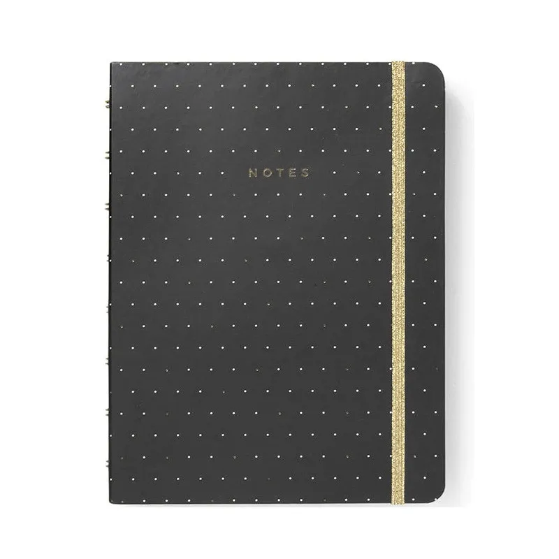 Blok Filofax Notebook Moonlight černá - A5/56l