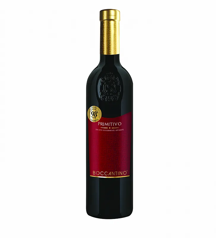 Boccantino Primitivo Salento IGT 2021 da uva Leggermente Appassite
