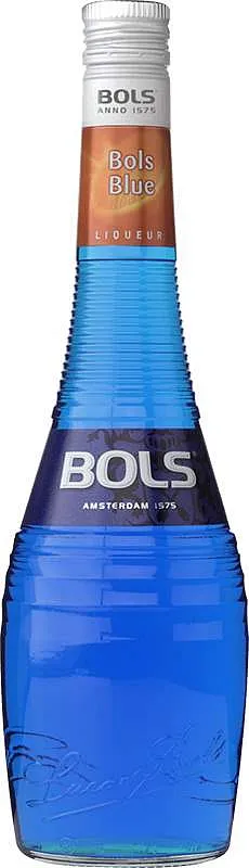 Bols „ Curacao blue ” premium Dutch tropical liqueur 21% vol.     0.70 l