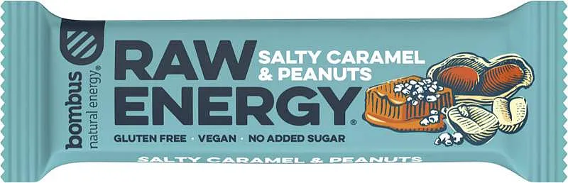 Bombus Raw Energy Salty caramel§Peanuts 50g