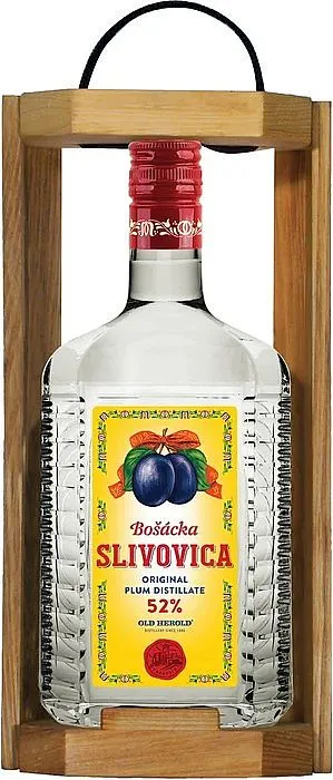 Bošácká Slivovice Extra dřevěná krabice wB 52%0.70l