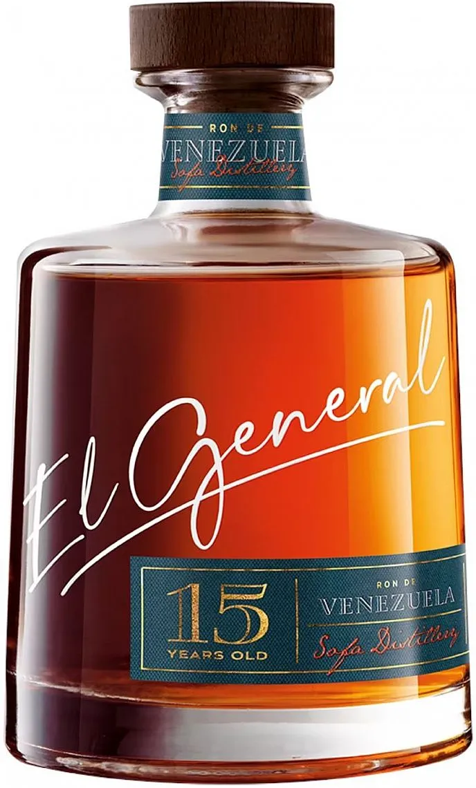 Božkov el General 15y Venezuela holá lahev 40%0.70l