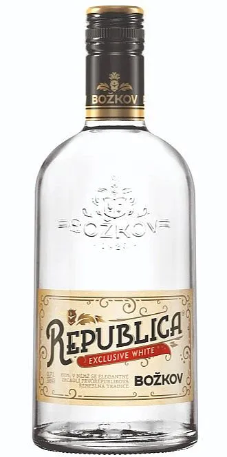 Božkov Republica Exclusive WHITE bílá  38%0.70l