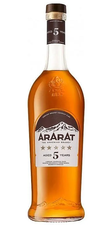 Brandy Ararat 5y holá lahev 40%0.70l