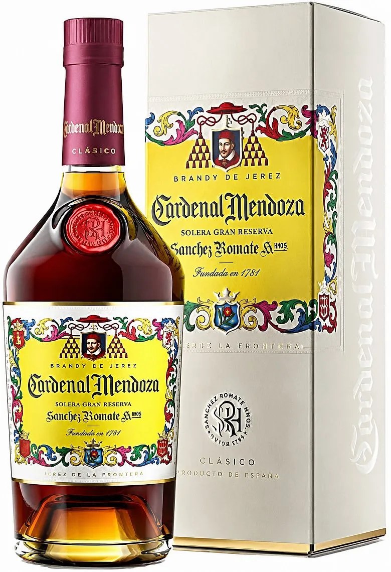 Brandy Cardenal Mendoza Gran Reserva v krabičce 40%0.70l