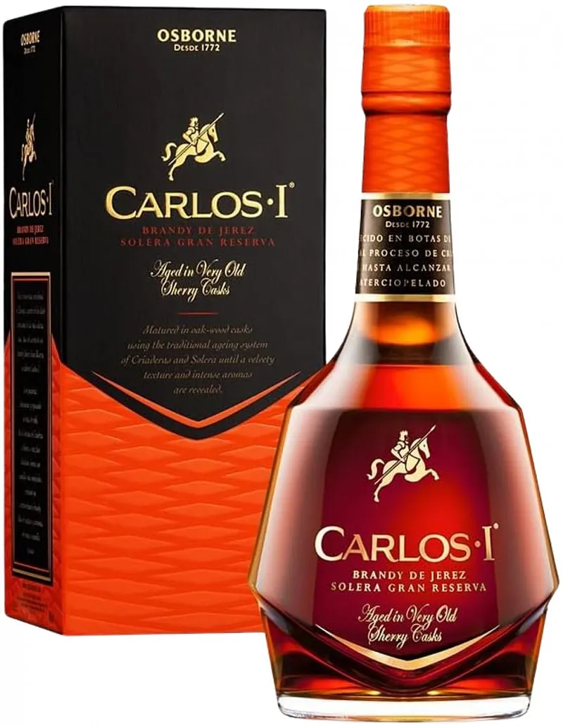 Brandy Carlos 1 Gran Reserva Sherry cask gB 40%0.70l
