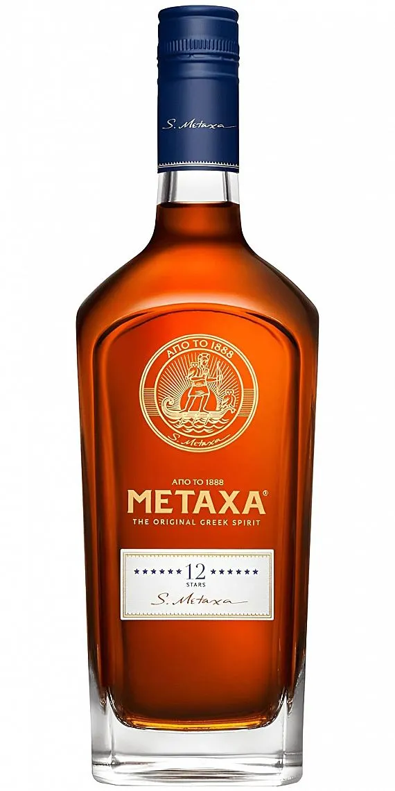 Brandy Metaxa 12 holá lahev OLD 40%0.70l
