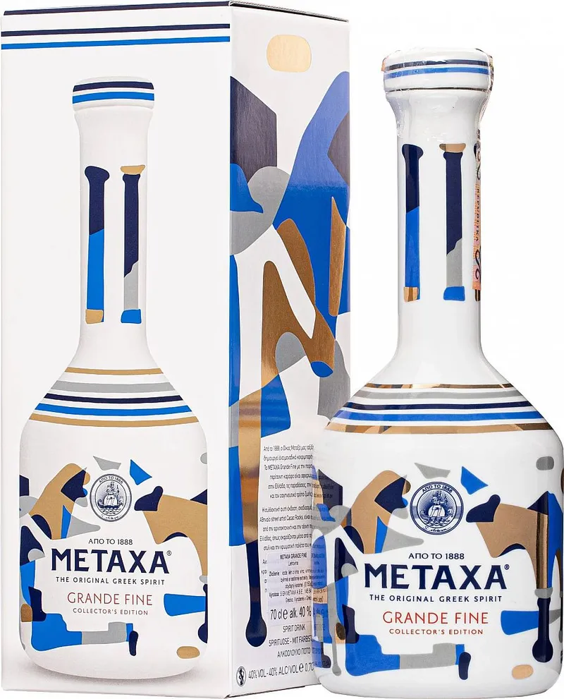 Brandy Metaxa Grand Fine keramika gB 40%0.70l