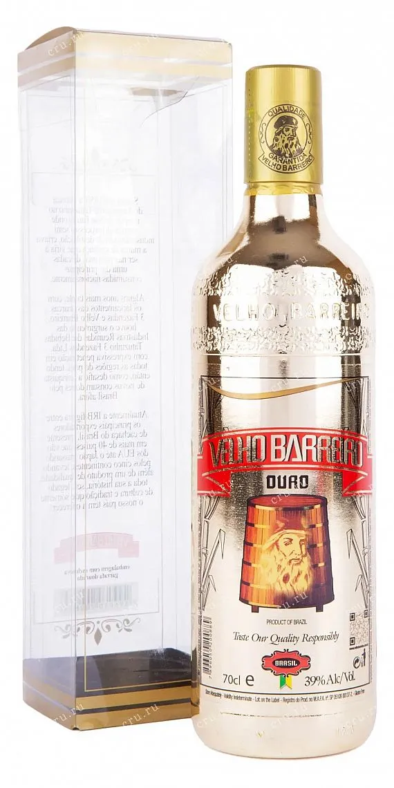 Cachaca Velho Barreiro 10y Gold de Luxe gB 39%0.70l