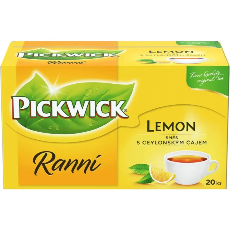 Čaj Pickwick ranní - 20 ks sáčků / s citronem
