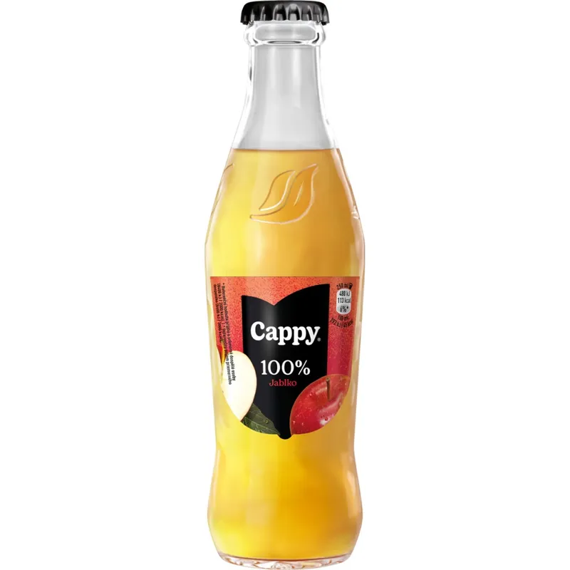 Cappy jablko 100% 0,2l sklo