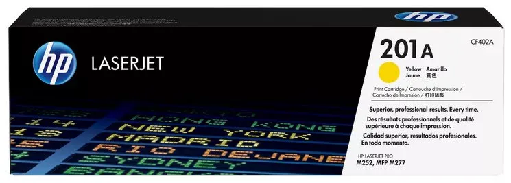 Toner HP 201A žlutý CF4