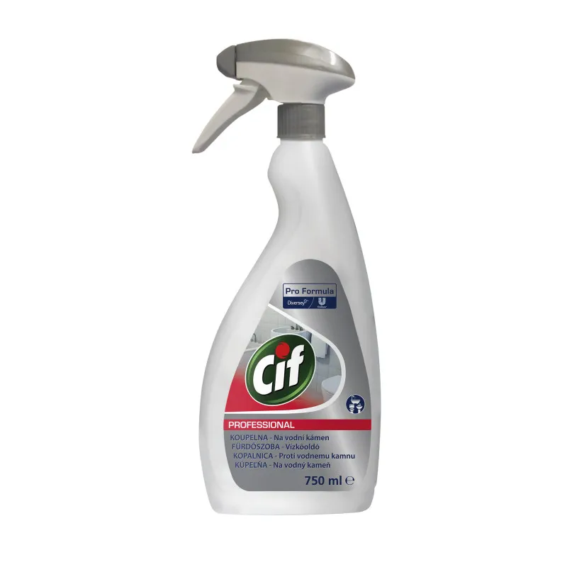 Cif Professional 2v1 čistič koupelen - 750 ml s rozprašovačem