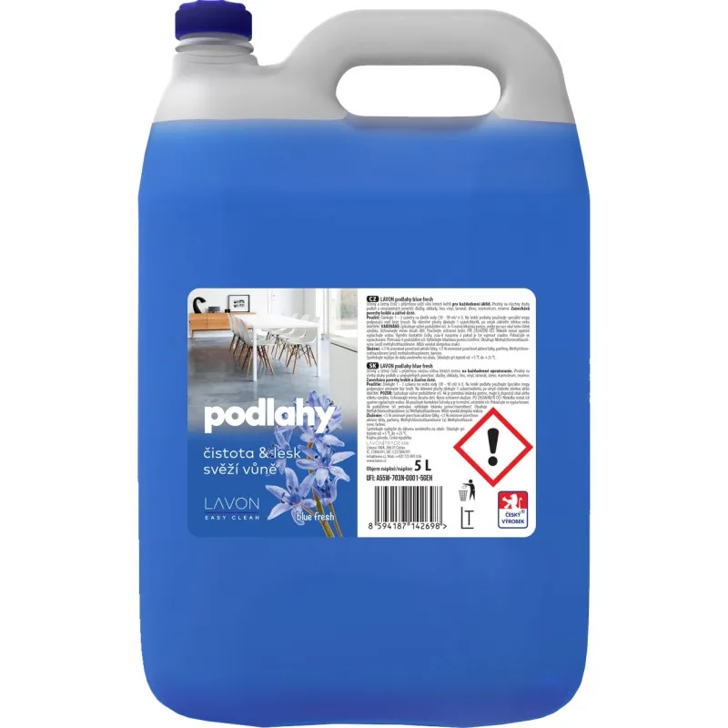 Čistič na podlahy LAVON Blue Fresh - 5 l