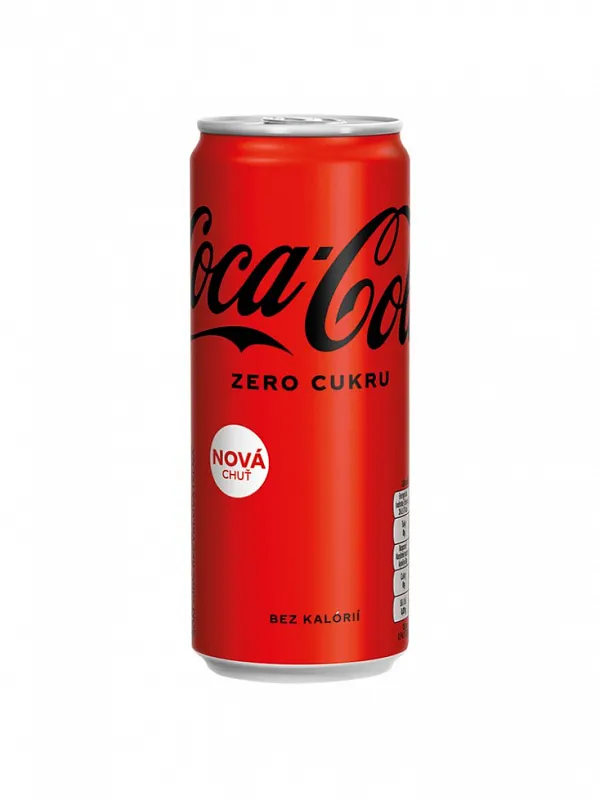 Coca-Cola zero 0,33l plech