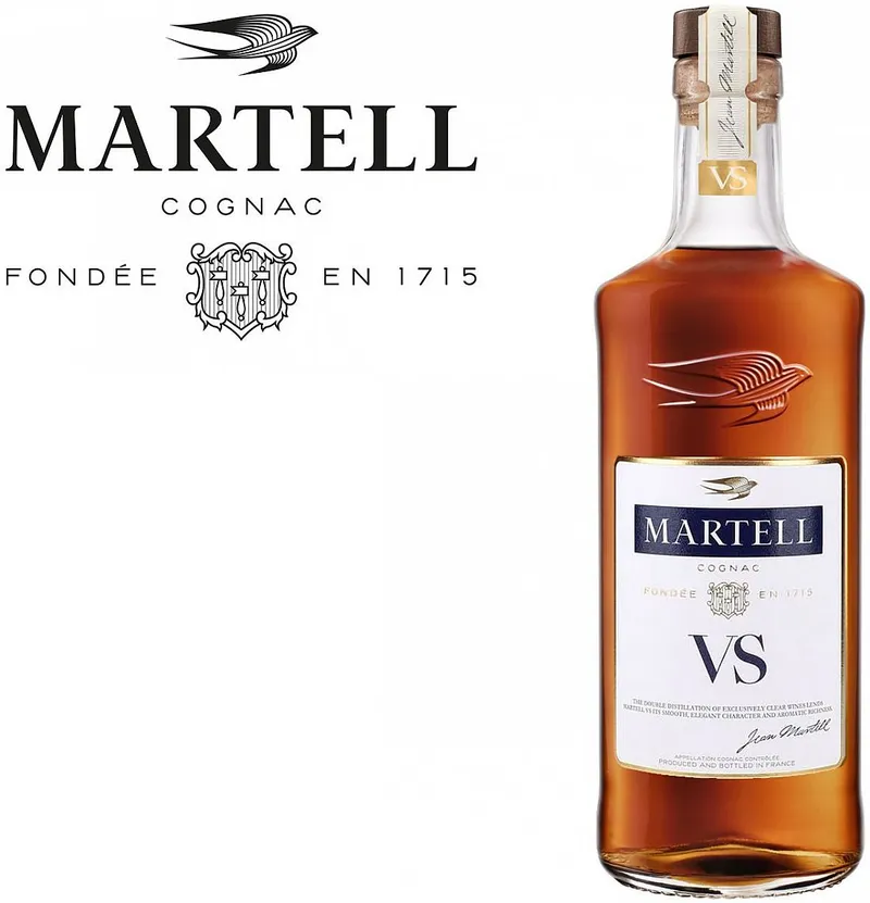 Cognac Martell VS holá lahev 40%0.70l