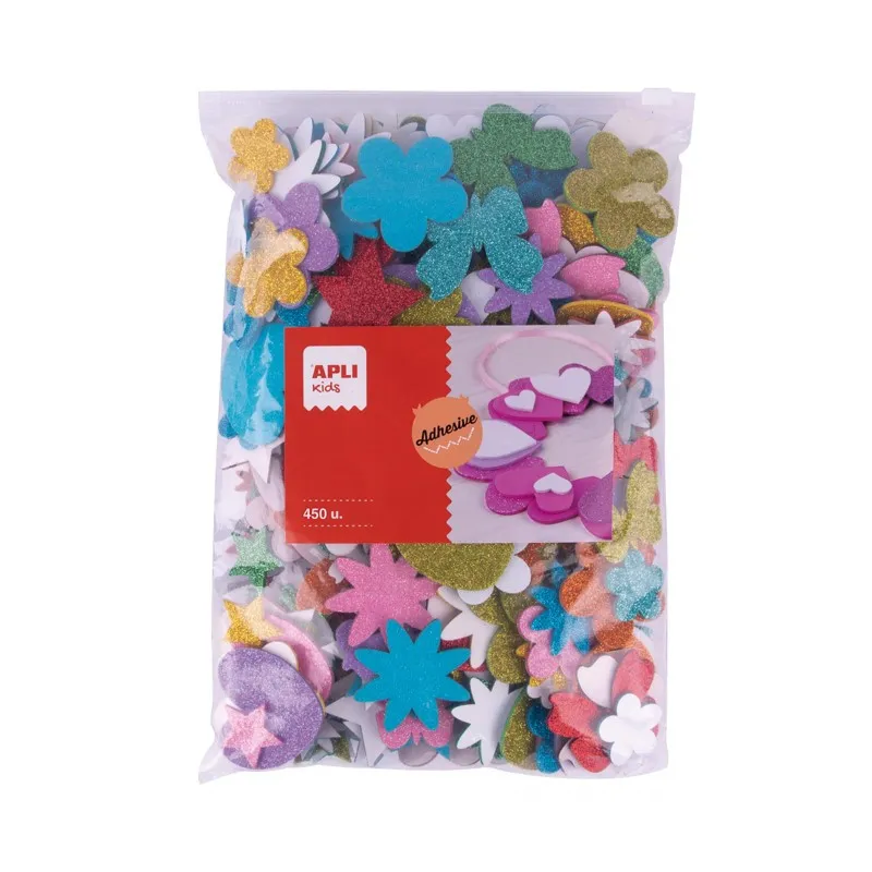 Dekorační pěnovky APLI JUMBO - mix tvarů / 450ks
