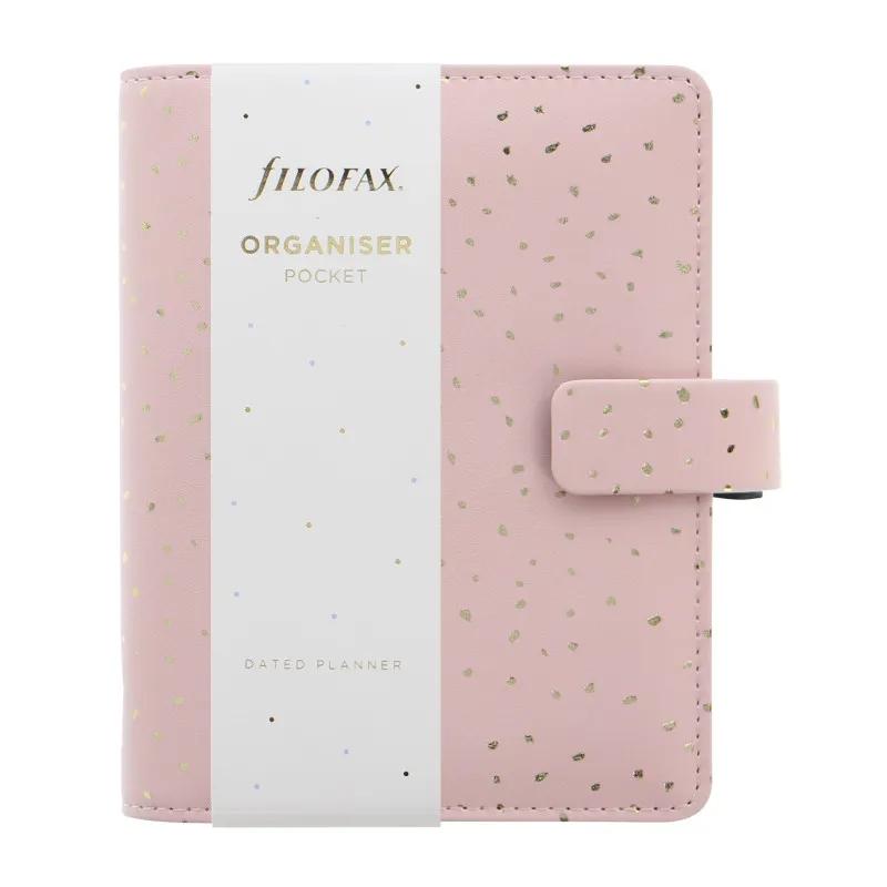Diář Filofax Confetti - kapesní / Rose Quartz