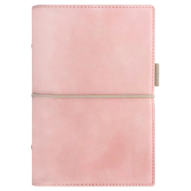 Diář Filofax Domino Soft - osobní / pastelově růžová