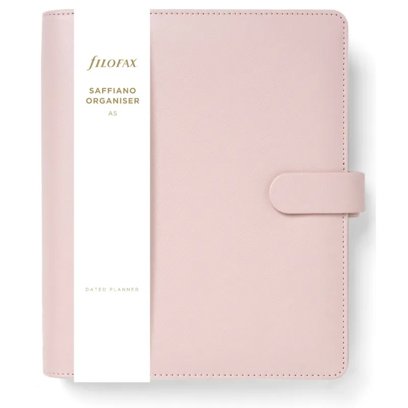 Diář Filofax Saffiano - A5 / blush