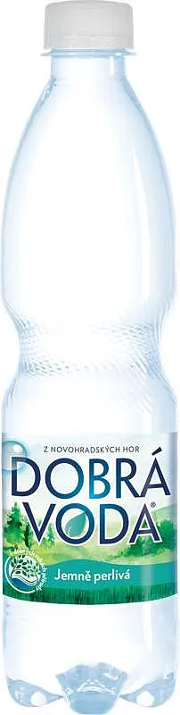 Dobrá voda jemně perlivá 0,5l PET