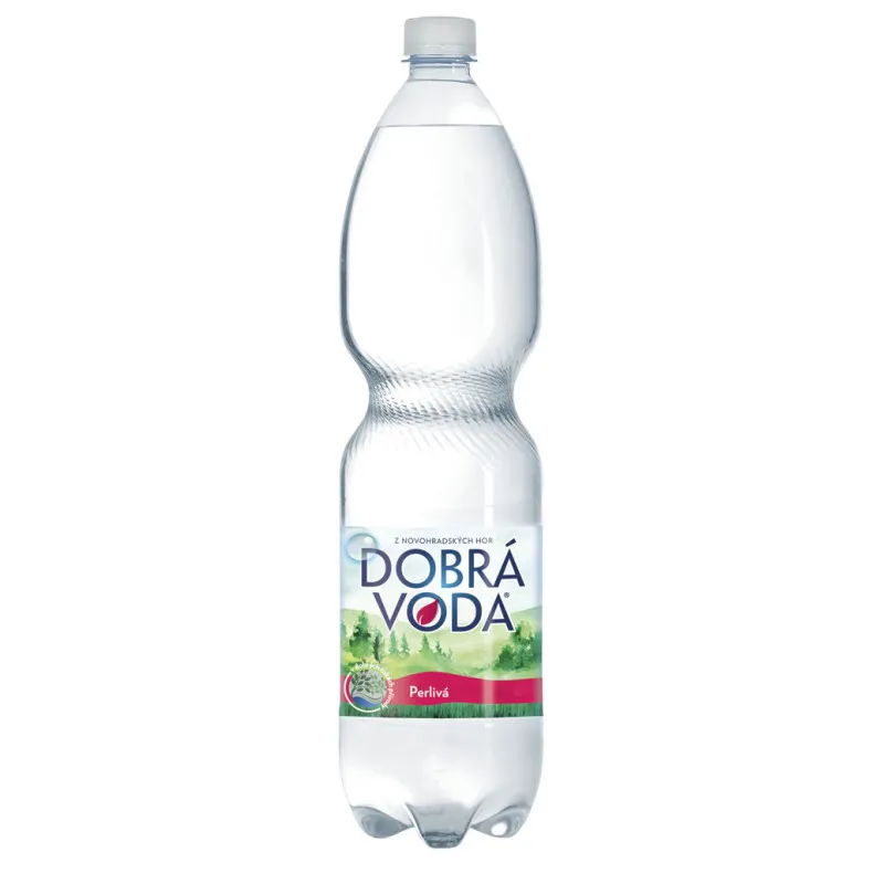 Dobrá voda bez příchutě perlivá 1,5 l