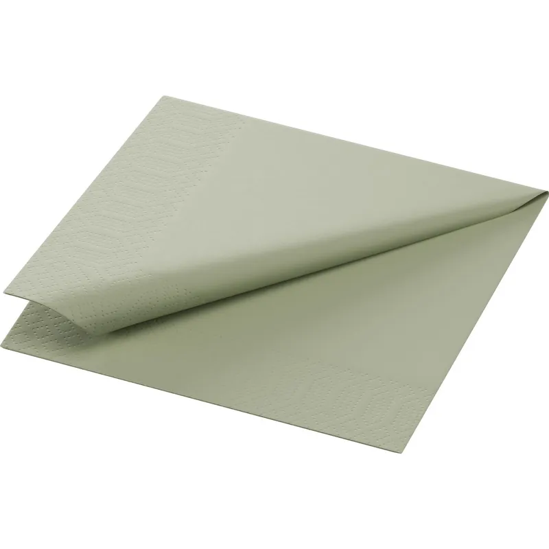 Ubrousky Duni 3 vrstvý, 24x24cm, pistaciové