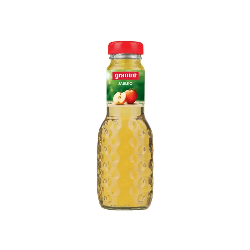 Granini jablko 100% 0,2l sklo
